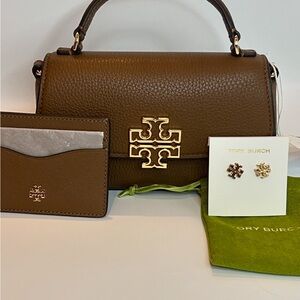 Tory Burch Brown & gold bundle